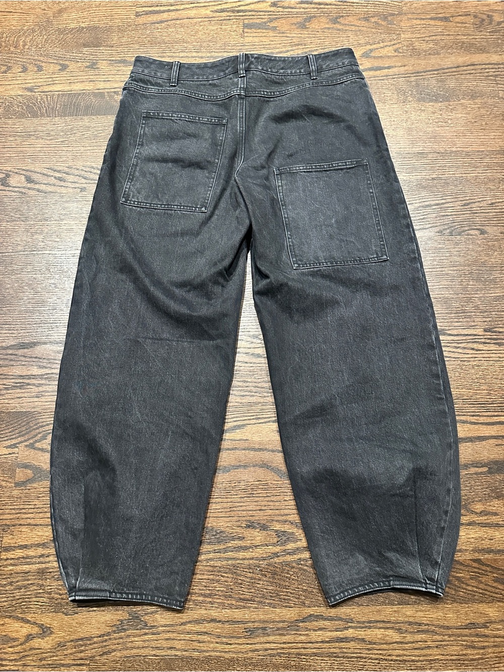 Tibi Black Relaxed Jeans - Picture 7 of 9